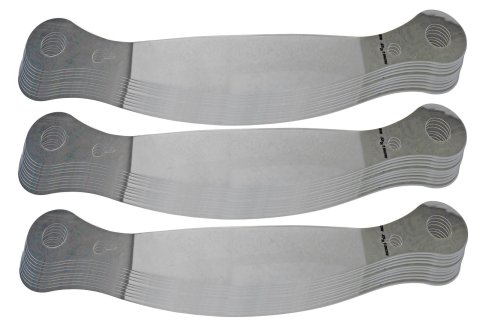 Stilo Helmet Visor Laminated Tear-offs 10253C Accessories, Tear-Offs, ST5, 2MM, Plastic, Clear, Large Tabs, 3 Packs of 10, Set