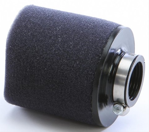 UNI Filter Clamp-On Pod Filters UFI-UP-4112 Air Filter, Pod, Clamp-On, Round Flanged Style, Foam, Black, Each