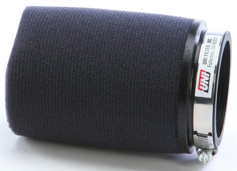 UNI Filter Clamp-On Pod Filters UP-5275 Air Filter, Pod, Clamp-On, Round Flanged Style, Foam, Black, Each
