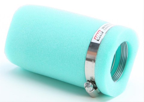 UNI Filter Clamp-On Flex Core Sock Filters UFI-U-602 Air Filter, Sock, Clamp-On, Round Flanged Style, Foam, Green, 3.25 in. o.d., 6.0 in. Length, Each