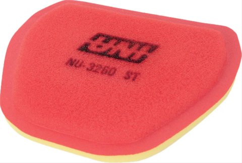 UNI Filter Multi-Stage Competition Air Filters NU-3260ST Filter, Competition, Foam, Red, Yamaha, Each