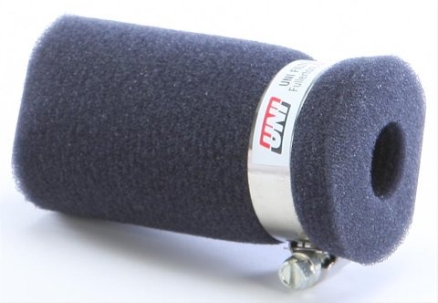 UNI Filter Clamp-On Flex Core Sock Filters UFI-U-400 Air Filter, Sock, Clamp-On, Round Flanged Style, Foam, Green, 2.0 in. o.d., 4.0 in. Length, Each