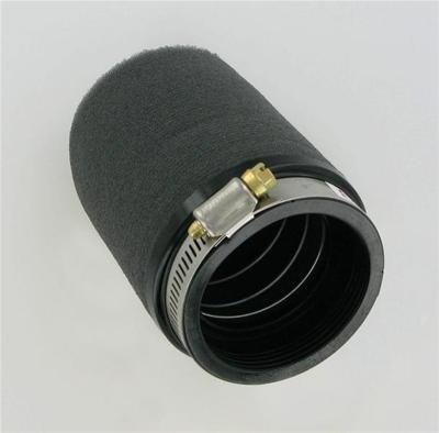 UNI Filter Clamp-On Pod Filters UFI-UP-4245 Air Filter, Round Flanged, 2.5 in. Inlet Flange Diameter, 4 in. Length, 3 in. Diameter, Black Foam Element