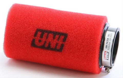 UNI Filter Clamp-On Dual Layer Pod Filters UP-6200ST Air Filter, Filter, Round Flanged, Foam, Red, 2.00 in. Inlet Flange I.D., Each