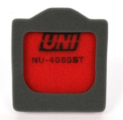 UNI Filter Multi-Stage Competition Air Filters UFI-NU-4065ST Filter, Competition, Foam, Red, for use on Honda®, Each