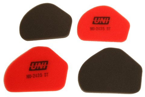 UNI Filter Multi-Stage Competition Air Filters UFI-NU-2435ST Filter, Competition, Foam, Red, Suzuki, Each