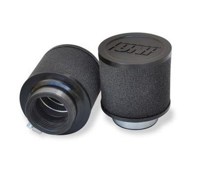 UNI Filter Clamp-On Pod Filters UFI-PK-82 Air Filters, Pod, Clamp-On, Round Flanged Style, Foam, Black, Black End Cap, Pair