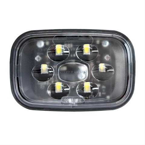J. W. Speaker 785 LED Work Lights 554213 Auxiliary Light, Light, LED, Trapezoid Beam, 5 x 3 in. Rectangular, Clear, Thermoplastic, 12 V, Pair