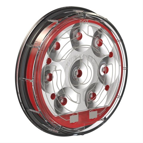 J. W. Speaker 234 DOT-Compliant SmartHeat LED Taillights 346261 Trailer Light, Stop/Tail/Turn Lamp, 4 in., Heated Lens, LED, Red, Each