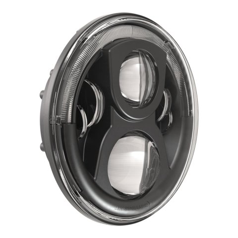 J.W. Speaker Headlight Assemblies 556281 8700 EVO2-H 12/24, DOT, BLACK