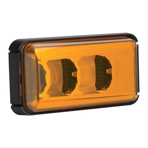 J. W. Speaker 157 LED Side Turn Signal Lights 344311 Indicator, Light, Front, Amber Lens, Each