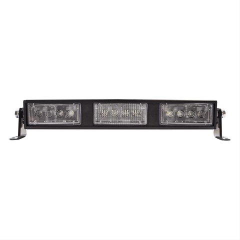 J. W. Speaker 9049 LED Light Bars 552441 Auxiliary Light, 19 in. Bar, Spot Beam, 3 Lights, Clear, Aluminum, 12-24 V, Each