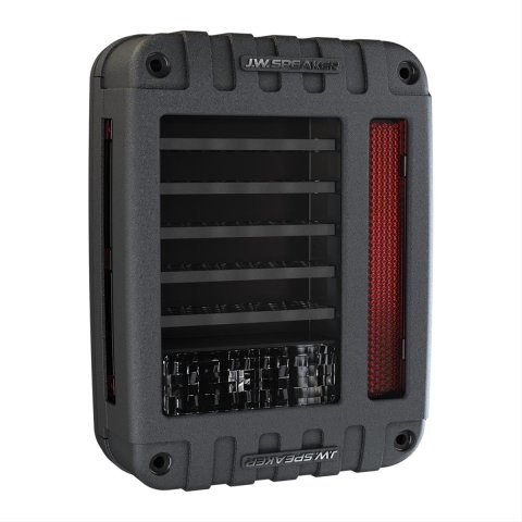 J. W. Speaker 279 DOT-Compliant LED Taillights 347553 Taillight Assemblies, Taillight, Rectangular, 8.28 in. Height, 6.05 in. Width, 3.43 in. Depth, Clear Lens, Black Housing, Pair