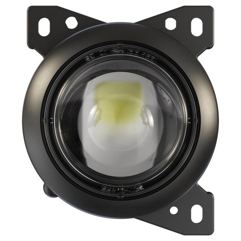 J. W. Speaker 95 LED Headlights 553713 Headlight Assemblies, Model 95, LED, Clear Lens, Black Housing, Black Bezel, 12-24 V High Beam, Pair