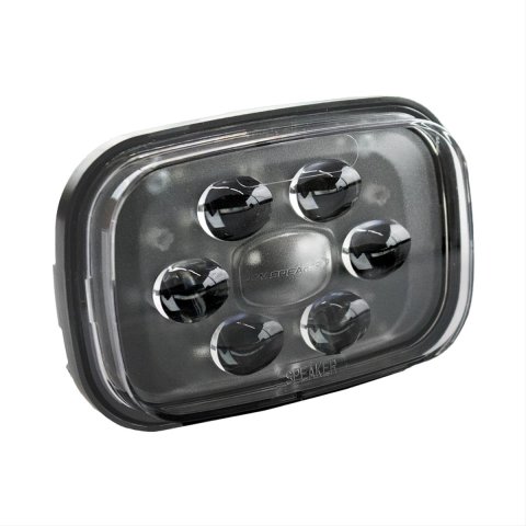 J. W. Speaker 785 LED Work Lights 554211 Auxiliary Light, Light, LED, Trapezoid Beam, 5 x 3 in. Rectangular, Clear, Thermoplastic, 12 V, Each