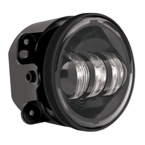 J. W. Speaker 6145 J2 Series LED Fog Lights 0558003 Auxiliary Lights, Model J2, Fog, 4 in. Round, Black Aluminum Housing, Black Bezel, Polycarbonate Lens, Jeep JL,Pair