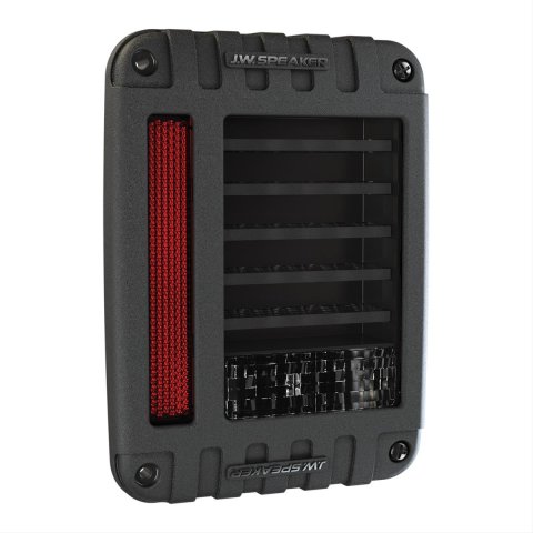 J. W. Speaker 279 J Series DOT-Compliant LED Taillights for 2007-2017 WRANGLER, 2018 WRANGLER JK - 347531 Taillights, LED, Clear Lens, Black Housing, Jeep, Pair