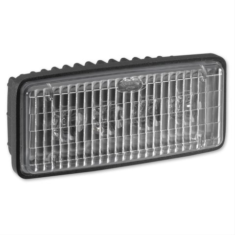 J. W. Speaker 6048 LED Auxiliary Lights 548631 Light, LED, Spot Beam, Flush Mount, 2 x 5 in. Rectangular, Clear, Aluminum, 12-24 V, Each