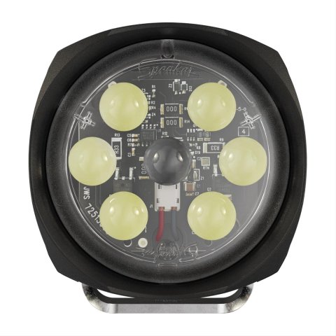 J. W. Speaker 4418 LED Work Lights 554871 Auxiliary Light, Light, LED, Trapezoid Beam, 3.5 in. Square, Clear, Aluminum, 12 V, Each