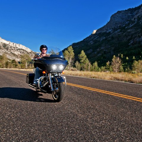 J. W. Speaker 8692 Adaptive 2 LED Headlights 555141 Headlights, LED, Round, Clear Lens, Gray Housing, Chrome Inner Bezel, 5.750 in. Diameter, Harley-Davidson®, Pair