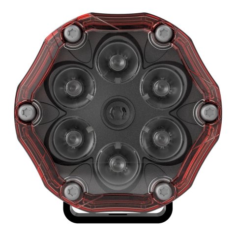 J. W. Speaker Trail 6 Flash Light Pods 0555363 Auxiliary Lights, Flash, LED, 12V, Aluminum, Black, 690 Lumens, Pair