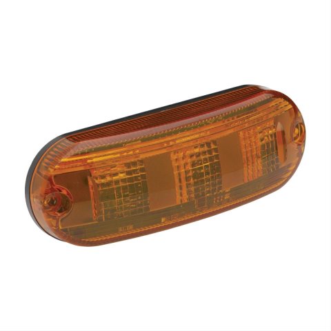 J. W. Speaker 272 LED Side Turn Signal Lights 341801 Indicator, Light, Front, Rear, Amber Lens, Each