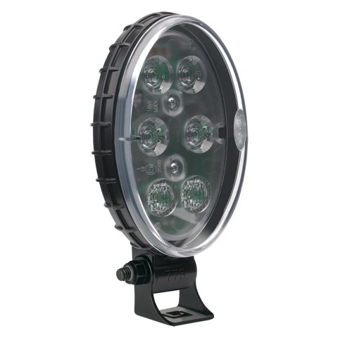 J. W. Speaker 775 XD LED Work Light/Turn Signal Lights 1707201 Light Pods and Fog Lights, Model 775, Work/Turn Light, Pod Style, Oval, Spot Beam, Plastic Housing, Black, Clear Lens, Each
