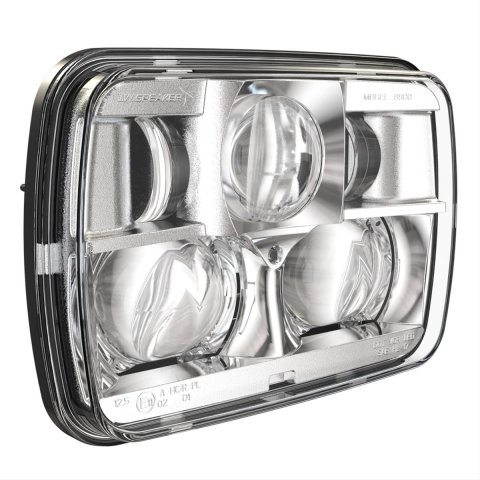J. W. Speaker 8900 Evolution 2 LED Headlights 554431 8900-EV2 12/24V ECE LHT Non-HTD Chrome