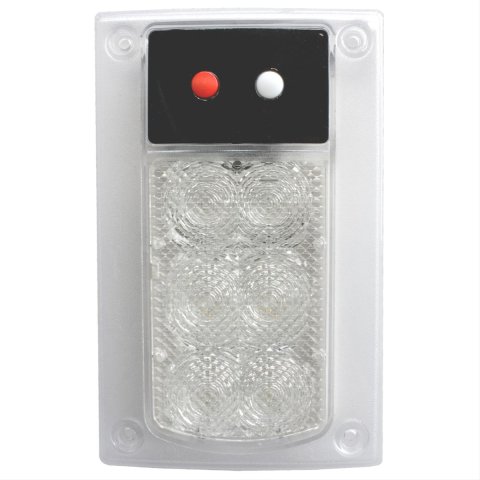 J.W. Speaker Interior Lights 442261 417-12V Red/White LED Dome Lamp DT04-3P
