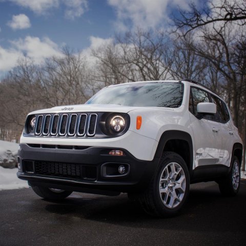 J. W. Speaker 8700 Evolution 2R Jeep Renegade LED Headlights 554263 Headlight Assemblies, Model Renegade, LED, Clear Lens, Black Housing, Chrome Bezel, 12 V DOT, Each
