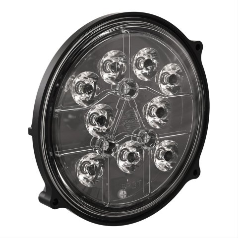J. W. Speaker 8625 XD LED Work Lights 1501671 Auxiliary Light, Light, LED, Spot Beam, Panel Mount, 6 in. Round, Clear, Polycarbonate, 12-24 V, Each