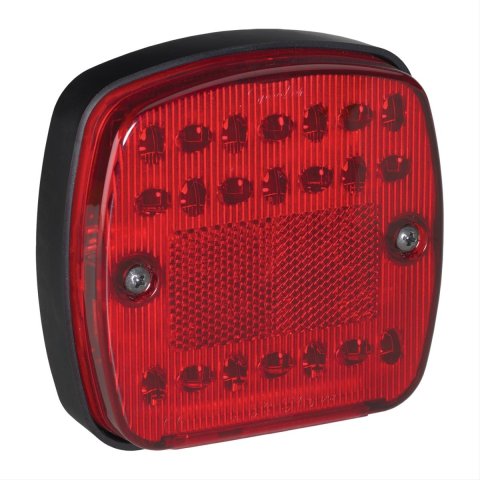 J.W. Speaker Taillight Assemblies 343151 236-12/24V ECE Stop&Tail w/Reflex