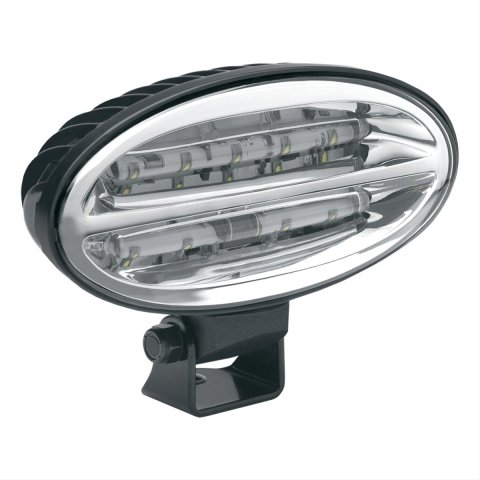 J. W. Speaker 660 LED Work Lights 548511 Auxiliary Light, Light, LED, Flood Beam, 7 x 3 in. Oval, Clear, Aluminum, 12-24 V, Each