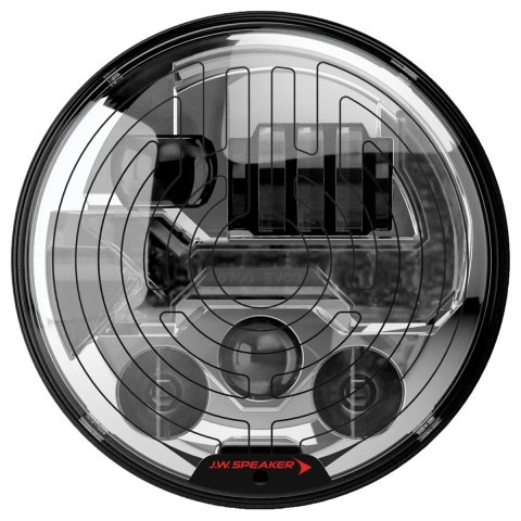 J.W. Speaker Headlight Assemblies 0558291 Headlight, EVO3, 12V ECE LHT, CHR, LH HT,SER