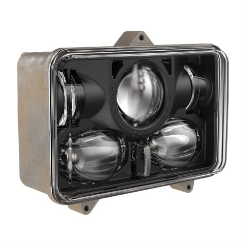 J. W. Speaker 8820 LED Headlights 550281 Headlight Assemblies, Model 8820, LED, Clear Lens, Black Housing, Black Bezel, 12-24 V LHT, 3-Point Mount, Each