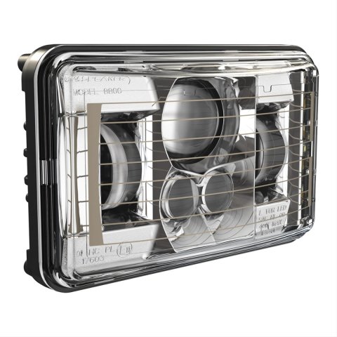 J. W. Speaker 8800 Evolution 2 SmartHeat LED Headlights 552091 Headlight Assemblies, Model SmartHeat, LED, Clear Lens, Black Housing, 12-24 V Headlight, Each
