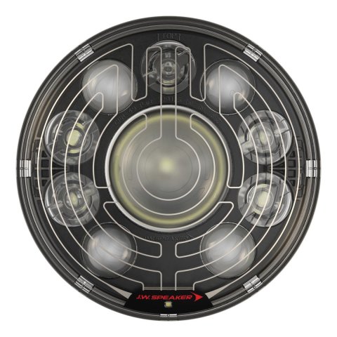 J. W. Speaker 8770 Locomotive Headlights 0554601 Headlight Assemblies, Model Locomotive, LED, Clear Lens, Gray Housing, Black Bezel, Each