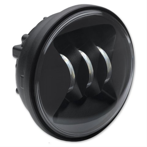 J. W. Speaker 6045 LED Fog Lights 551583 Auxiliary Lights, Model Fog, 4.5 in. Round, Black Die-Cast Aluminum Housing, Black Bezel, 0.75 Amps, 750 Lumens, Polycarbonate Lens, Pair