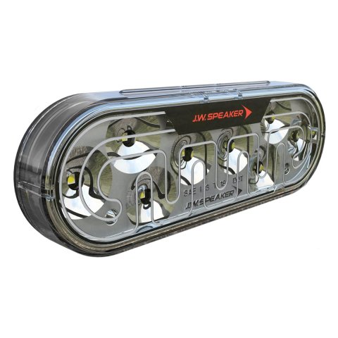 J.W. Speaker Taillight Assemblies 0646821 274-12/24V FLASH, WHT, HTD OVAL