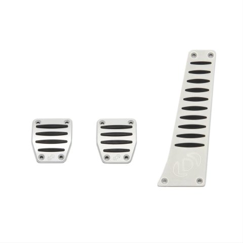 Dinan Pedal Covers D700-0000 Pads, Gas/Brake/Clutch, Aluminum/Rubber, BMW, Set of 3