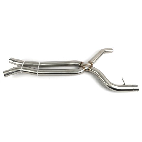 Dinan High-Flow Mid-Pipes for 2021-2026 M3, M4 - D660-0094 Exhaust Pipe, Intermediate Pipe, 3.000 in. Outside Diameter, 304 Stainless Steel, Natural, BMW, Each