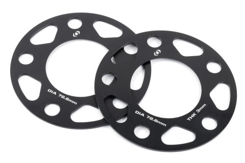 Dinan Wheel Spacers D210-2033 WHEEL SPACER KIT; 72.6 CB; 3MM