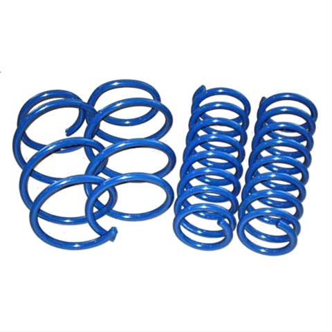 Dinan Performance Spring Sets for 2000-2003 M5 - D100-0479 Lowering Springs, Sets, Front and Rear, Coil Type, 0.25 in. Lowered Range, Blue Powdercoated, BMW, Set of 4