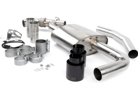 Dinan Free Flow Stainless Exhaust Systems D660-0088 System, Axle Back, 304 Stainless, Split Rear, Polished Tips, BMW, X1, X2, 2.0L, SDrive, Kit