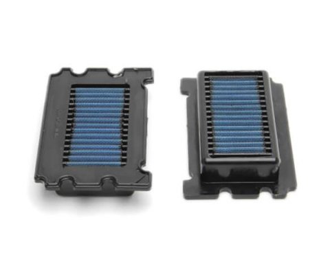 Dinan Replacement Air Filters D401-0018 Filter Elements, Direct Replacement, Rectangular, Dry, Blue Filter, Black Housing, 9 in. Long, 8 in. Wide, BMW, 550I, 750I, Alpina, 4.4L, Each