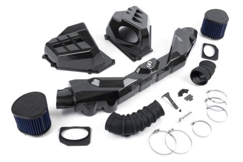 Dinan High-Flow Air Intake Systems for 2021-2025 M2, M3, M4 - D760-0063 Cold Intake, High Flow, Carbon Fiber Tube, Blue Filter, BMW, M2/M3/M4, Kit
