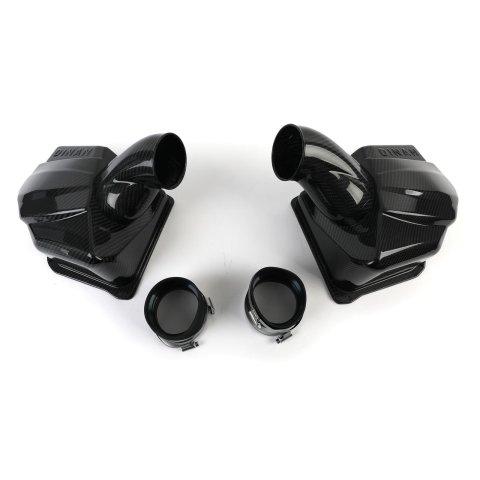 Dinan Carbon Fiber Air Intake Systems for 2020-2023 M550I XDRIVE, 2019-2026 M850I 2020-2026 XDRIVE GRAN COUPE - D760-0071 Kits, Cold Intake, Fiber, Blue Filter, Cotton Gauze, Oiled, includes Sleeves, Hardware, BMW, 4.4L, Kit