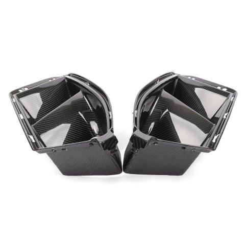 Dinan Carbon Fiber Air Inlets D980-0032 Inlet, Front Bumper, Fiber, BMW, Pair