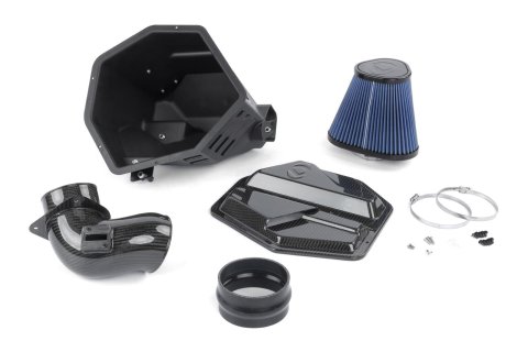 Dinan High-Flow Air Intake Systems D760-0065 Cold Intake, High Flow, Carbon Fiber Tube, Blue Filter, BMW, Toyota, 3.0L, Kit