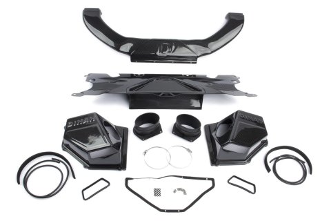 Dinan Carbon Fiber Air Intake Systems D760-0049 Intake, High Flow, Tube, Blue Filter, BMW, 4.4L, Kit